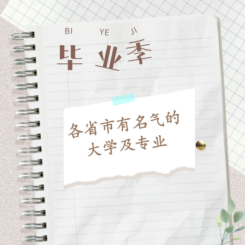 各省市较有名气的大学及专业汇总! 2025高考填报志愿必备